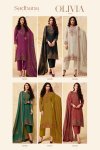 Olivia Vol 3 By Sadhana Viscos Pashmina Dress Material